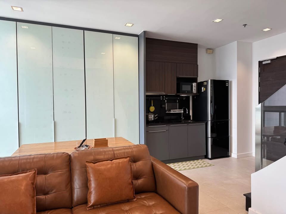 รูป WS1596 🏙 ให้เช่า Ideo Q Phayathai ห้อง Duplex เพดานสูง วิวสวยโล่ง ชั้นสูง เพียง 38,000 บาท / เดือน - รูปที่ 2/24