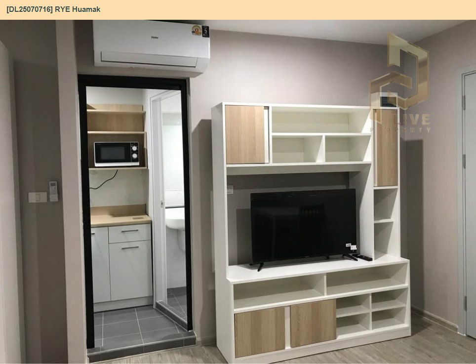 picture DL25070716 Condo for rent, RYE Huamak near AIRPORT RAIL LINK หัวหมาก, ready to move in, call urgently 0656133286 LineID @534wlwof - 3/8
