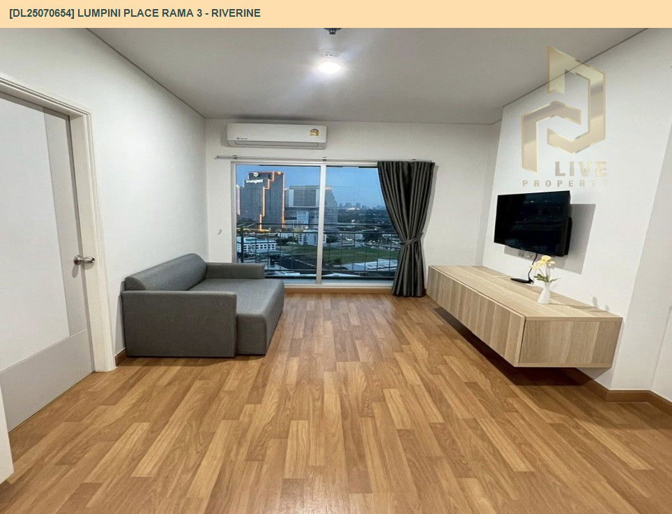 picture DL25070654 Condo for rent, Lumpini Place Rama 3 - Riverine near -, ready to move in, call urgently 0656133286 LineID @534wlwof - 6/11