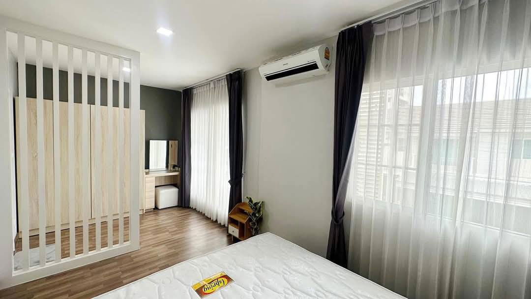 รูป ปล่อยเช่าทาวน์โฮม พฤกษาวิลล์ 75 ราชพฤกษ์-แม่เหียะ ตกแต่งสไตล์ Modern Minimal เรียบหรู ใกล้สนามบินเชียงใหม่ T.094-6511456 - รูปที่ 9/17