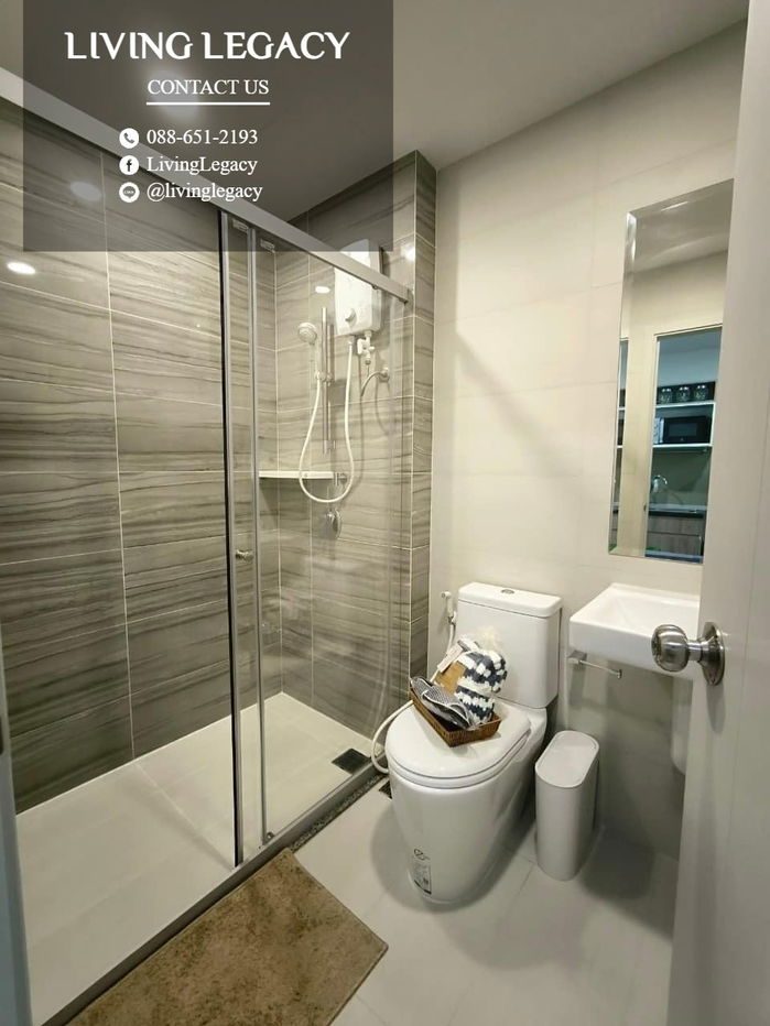 รูป LX4FW1L5 ให้เช่าคอนโด Supalai Veranda Ramkhamhaeng 28 ตร.ม. ชั้น 7 ตึก C line id : @livinglegacy - รูปที่ 7/7