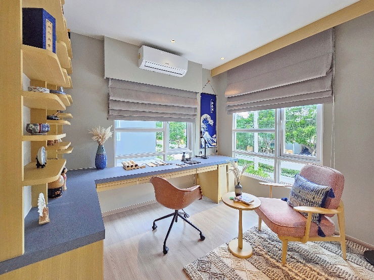 รูป 🏡 ขายบ้านตัวอย่าง สไตล์ญี่ปุ่น สวย แต่งเฟอร์ฯ ครบทั้งหลัง หิ้วกระเป๋าเข้าอยู่ได้เลย! 
📍ทำเลดี ใกล้เซลทรัล อยุธยา  - รูปที่ 11/25