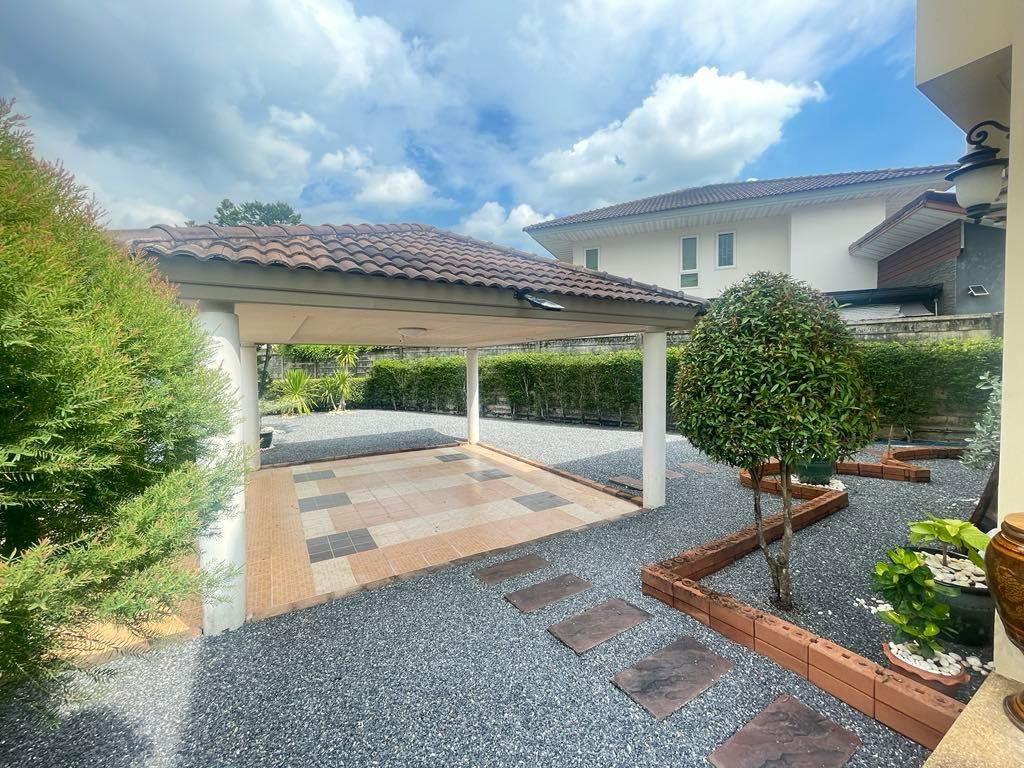 picture sale, 2-storey detached house, good location in the project, Khuan Lang area, size 72.2 sq.w., 3 bedrooms, selling for 4.5 million baht - 4/10