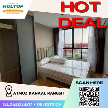 #Z1568 Condo for rent Atmoz Kanaal Rangsit