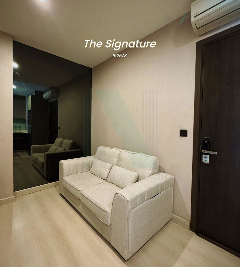 picture 📌 For Rent Condo THE SIGNATURE BY URBANO Building 1, Floor 8,2 bed room, Room size 48 sqm - 3/8