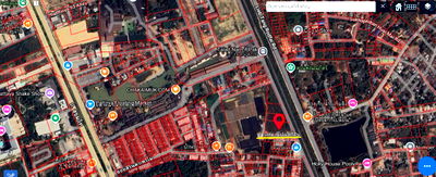 Land for sale Lieb Tang Rodfai : Beautiful land for sale, 2 rai, 1 ngan, 68 square wa, next to the 4 Regions Floating Market, Pattaya, next to the railway road, price 59,290,000.-