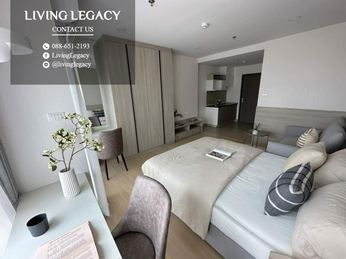 picture SMO3EY Condo For Rent Supalai Veranda Ramkhamhaeng 28 Sq.M. Floor 7 Building A line id : @livinglegacy - 2/9