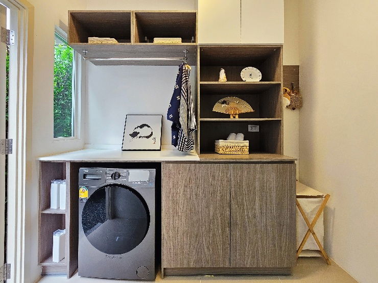 รูป 🏡 ขายบ้านตัวอย่าง สไตล์ญี่ปุ่น สวย แต่งเฟอร์ฯ ครบทั้งหลัง หิ้วกระเป๋าเข้าอยู่ได้เลย! 
📍ทำเลดี ใกล้เซลทรัล อยุธยา  - รูปที่ 17/25