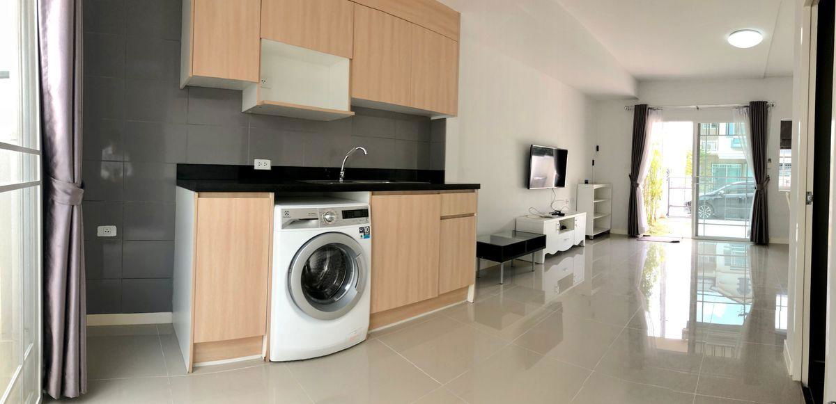 picture Townhouse for rent ✨ Indy Bangna Km.7 ✨ 2 bedrooms, 3 bathrooms, fully furnished and equipped with appliances - 10/12