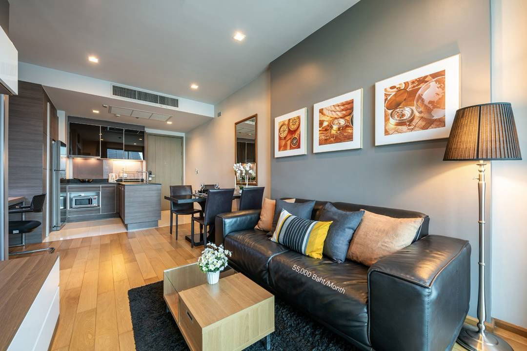 picture Condo for Rent Keyne by Sansiri, 1 Bedroom 54 Sqm Fully Furnished with bathtub Near BTS Thonglor, Ekkamai, Phrom Phong, Sukhumvit : YA25R-014 - 4/11