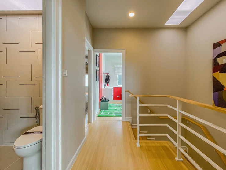 รูป ขายบ้านตัวอย่างพร้อมตกแต่ง แปลงมุม หน้ากว้าง 🏡 สิริเพลส รังสิต2 ทาวน์โฮม พร้อมเข้าอยู่ 📍 - รูปที่ 6/15