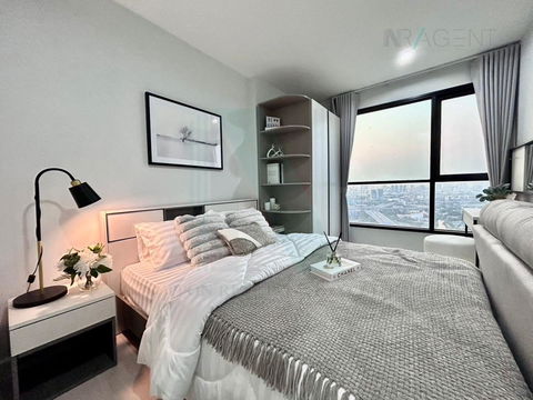 🔺 For Sell Condo THE BASE RAMA 9 - RAMKHAMHAENG Building 1, Floor 35,Studio, Room size 25 sqm