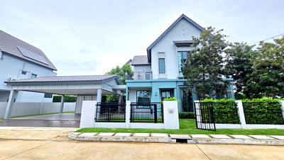 Houses for sale King Mongkut University Of Technology Thonburi, Bang Khunthian Campus : 🔥Show House for Sale‼️  Single House No. 8/4 at Saransiri Thientalay 30 Modern Farmhouse Style in a prime location near the heart of the city