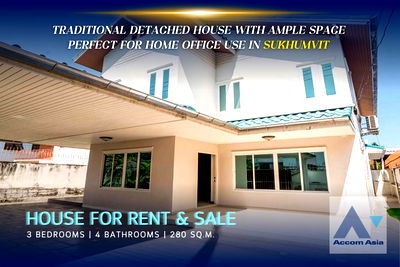 Houses for sale Bangkok University : 🔼🔽 AccomA 📩 Traditional detached house with ample space in Sukhumvit (1718960)