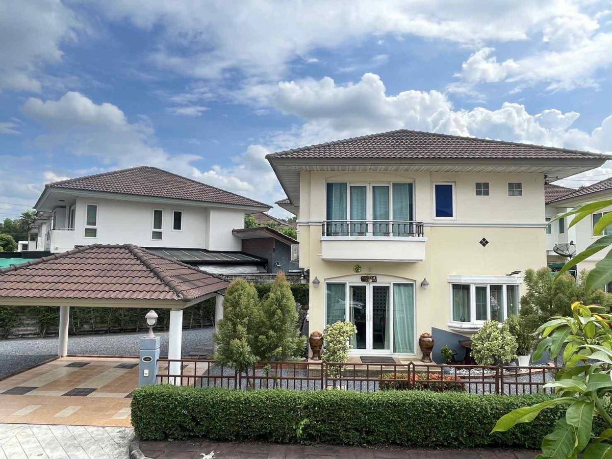picture sale, 2-storey detached house, good location in the project, Khuan Lang area, size 72.2 sq.w., 3 bedrooms, selling for 4.5 million baht - 1/10