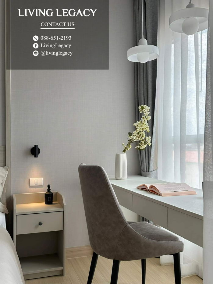 picture SMO3EY Condo For Rent Supalai Veranda Ramkhamhaeng 28 Sq.M. Floor 7 Building A line id : @livinglegacy - 8/9