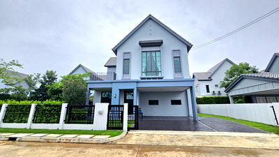 Houses for sale King Mongkut University Of Technology Thonburi, Bang Khunthian Campus : 🔥Show House for Sale‼️  Single House No. 8/3 at Saransiri Thientalay 30 Modern Farmhouse Style in a prime location near the heart of the city
