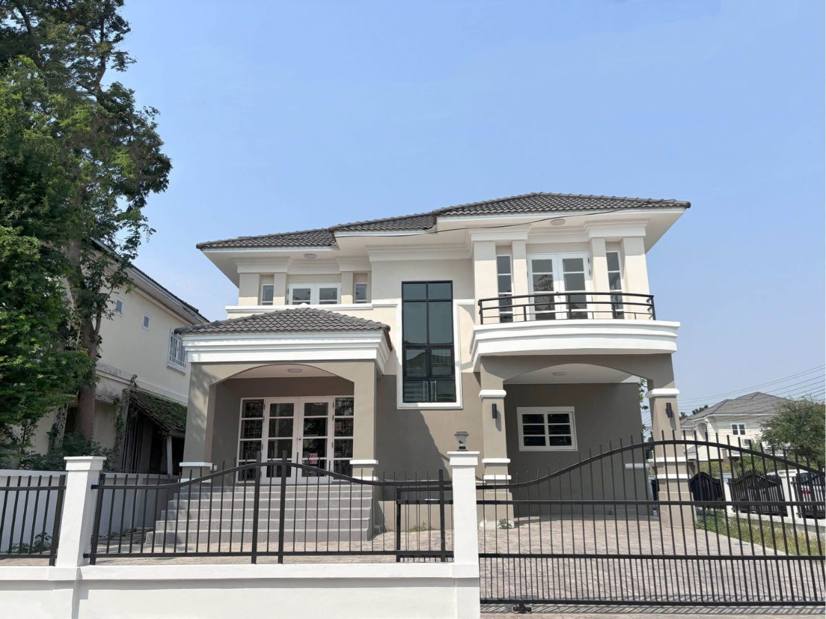 รูป P0116 ปล่อยเช่าด่วน! บ้านเดี่ยว 2 ชั้น หลังมุม หมู่บ้านกฤษดาซิตี้ เลคแอนด์พาร์ค | พื้นที่ใช้สอยเยอะ ใกล้เมกาบางนา - รูปที่ 1/20