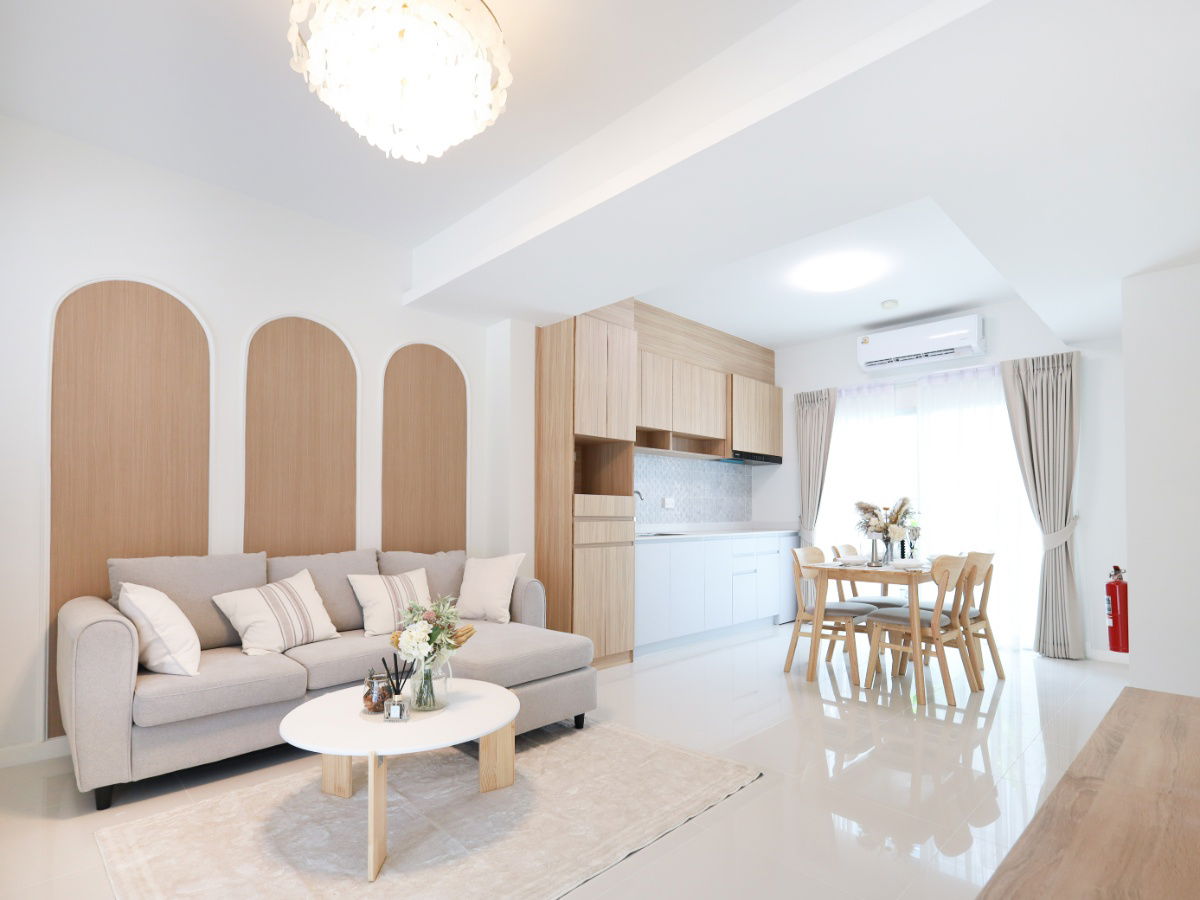 รูป ขายบ้าน อินดี้3 ประชาอุทิศ90 ห้องตกแต่งใหม่สวยตรงปก เพียง 2.35 ล. เดินทางสะดวกใกล้ทางด่วน - รูปที่ 9/47