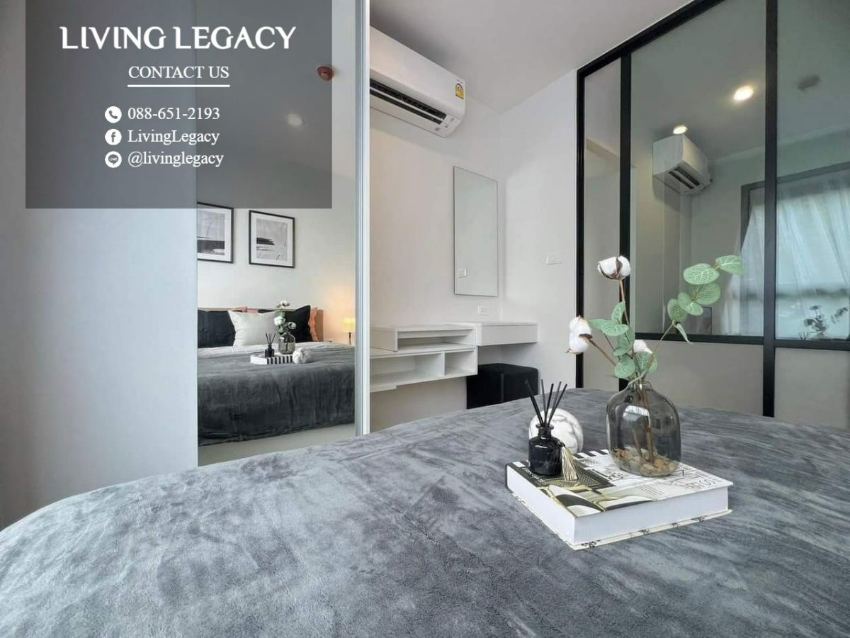 รูป SJKRTJ ให้เช่าคอนโด iCondo Active Phatthanakan 23.7 ตร.ม. ชั้น 4 ตึก A line id : @livinglegacy - รูปที่ 2/13