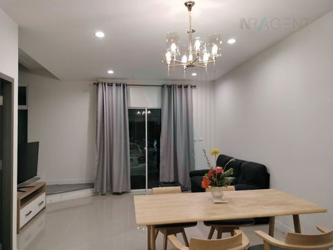📌 For Rent 3-story House SAMMAKORN AVENUE SUVARNABHUMI 4 bedroom 4 bathroom