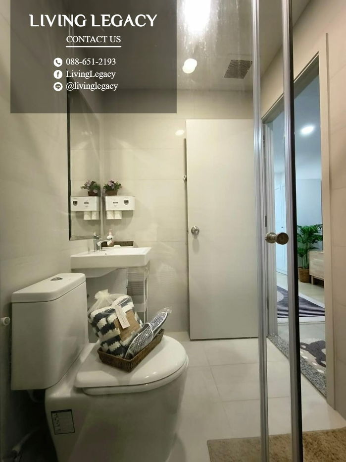 รูป LX4FW1L5 ให้เช่าคอนโด Supalai Veranda Ramkhamhaeng 28 ตร.ม. ชั้น 7 ตึก C line id : @livinglegacy - รูปที่ 3/7