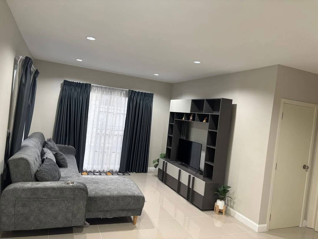picture For rent: 2-storey detached house, Kanchanakanokville 14 project, San Kamphaeng. No flooding. New house, no one has ever lived in it. All electrical a - 5/10