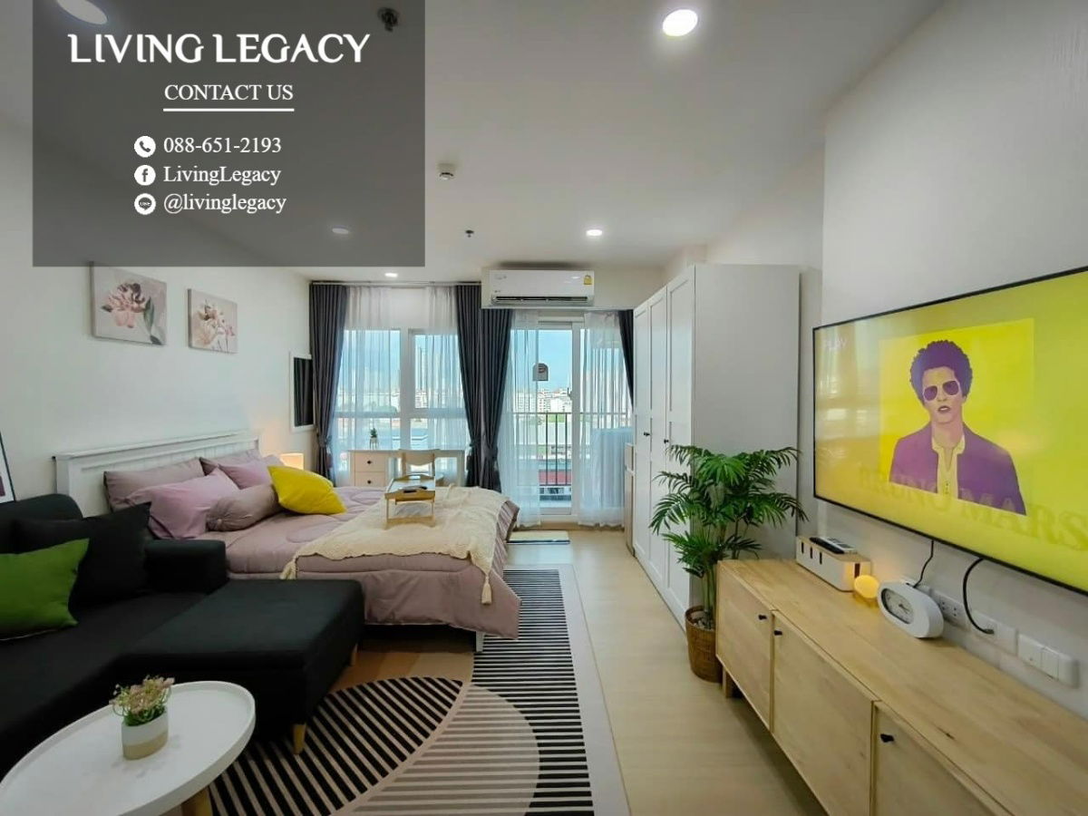 รูป LX4FW1L5 ให้เช่าคอนโด Supalai Veranda Ramkhamhaeng 28 ตร.ม. ชั้น 7 ตึก C line id : @livinglegacy - รูปที่ 2/7