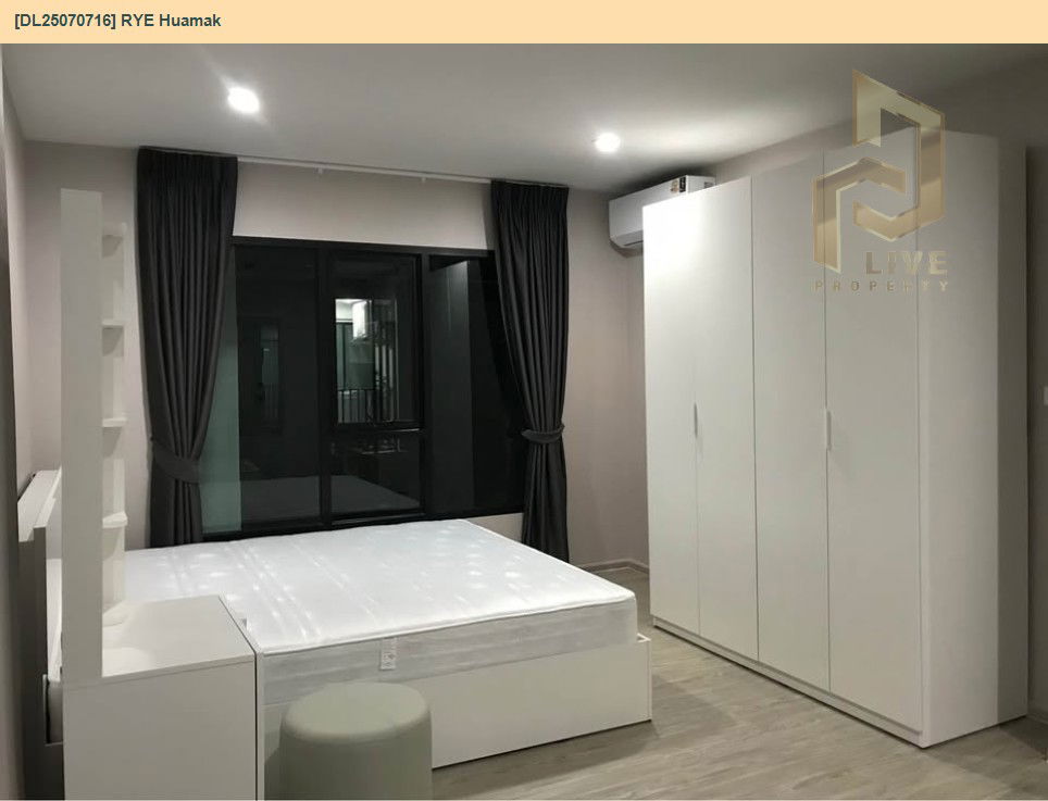 picture DL25070716 Condo for rent, RYE Huamak near AIRPORT RAIL LINK หัวหมาก, ready to move in, call urgently 0656133286 LineID @534wlwof - 4/8