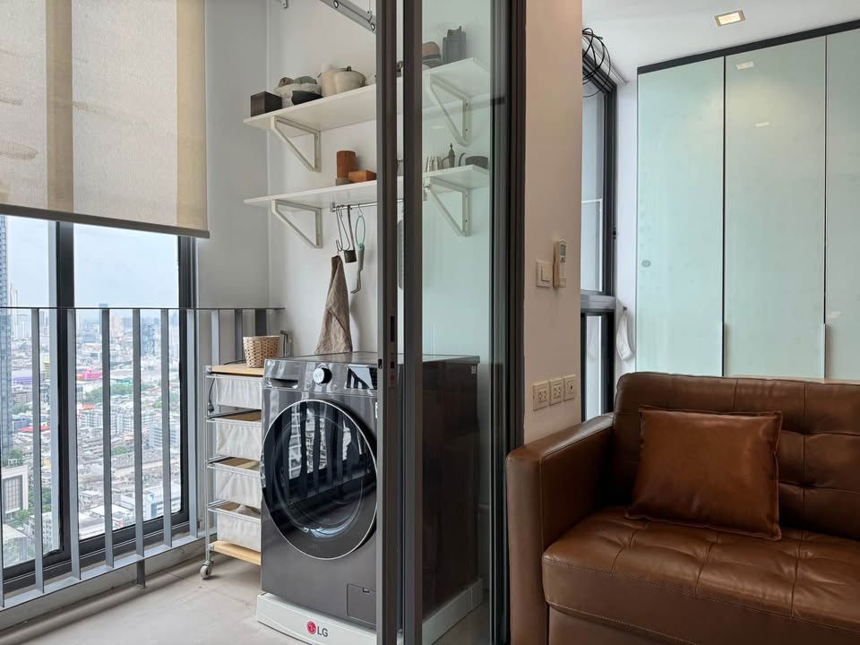 รูป WS1596 🏙 ให้เช่า Ideo Q Phayathai ห้อง Duplex เพดานสูง วิวสวยโล่ง ชั้นสูง เพียง 38,000 บาท / เดือน - รูปที่ 6/24