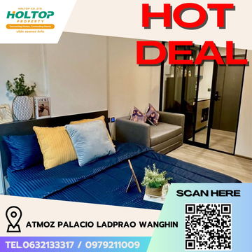 #R5284 Condo for rent Atmoz Palacio Ladprao Wanghin 