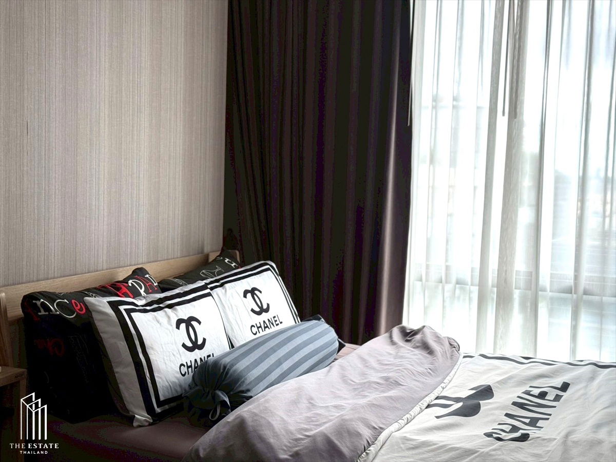 picture Condo for RENT Whizdom Avenue Ratchada-Ladprao High floor 20+ city view, beautifully decorated, electrical appliances, fully furnished, near MRT,  - 4/8