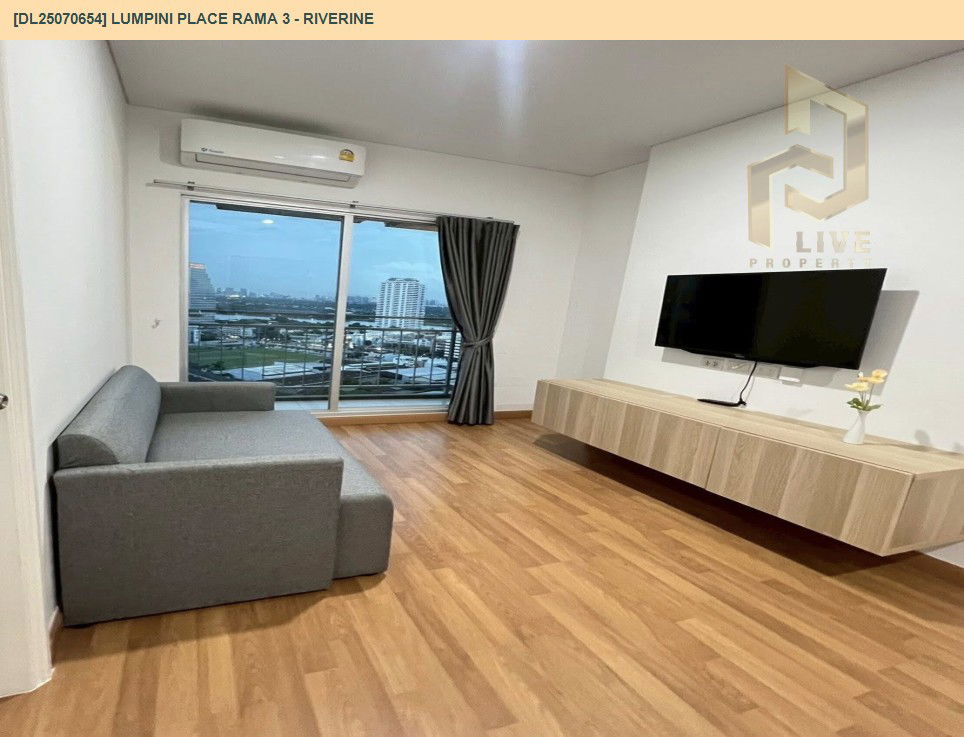 picture DL25070654 Condo for rent, Lumpini Place Rama 3 - Riverine near -, ready to move in, call urgently 0656133286 LineID @534wlwof - 2/11