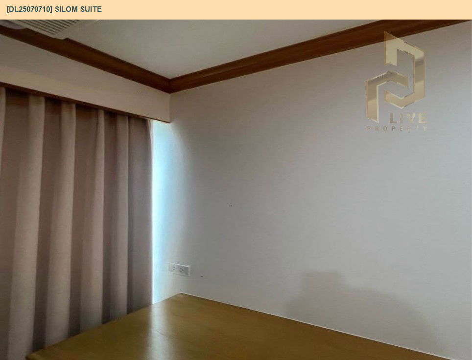 รูป DL25070710 ให้เช่าคอนโด สีลม สวีท (Silom Suite) ใกล้ BTS เซนต์หลุยส์ พร้อมเข้าอยู่ โทรด่วน 0638692663 LineID @655ebbvc - รูปที่ 13/15