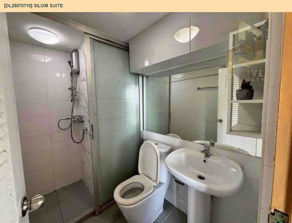 รูป DL25070710 ให้เช่าคอนโด สีลม สวีท (Silom Suite) ใกล้ BTS เซนต์หลุยส์ พร้อมเข้าอยู่ โทรด่วน 0638692663 LineID @655ebbvc - รูปที่ 14/15