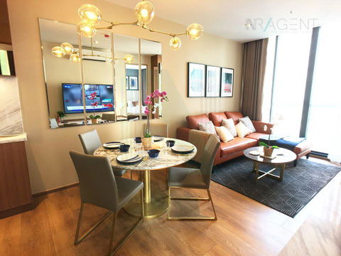 🚩 For Rent Condo PARK 24 Building 2, Floor 18,2 bed room, Room size 55.00 sqm