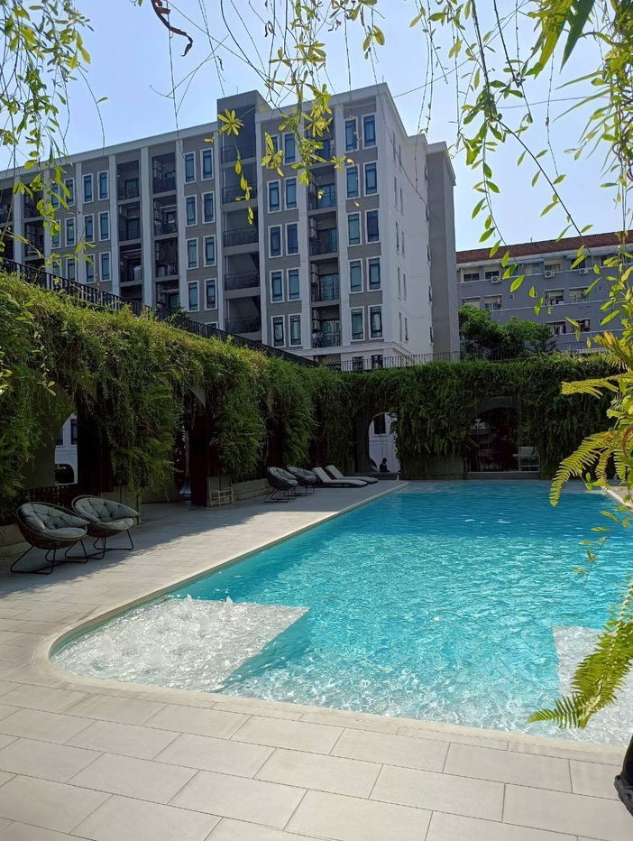 picture For rent !!!  Aspire Asoke-Ratchada | 18K. per month | 35 sq.m.  1Bed 1Bath  3rd Floor - 18/20