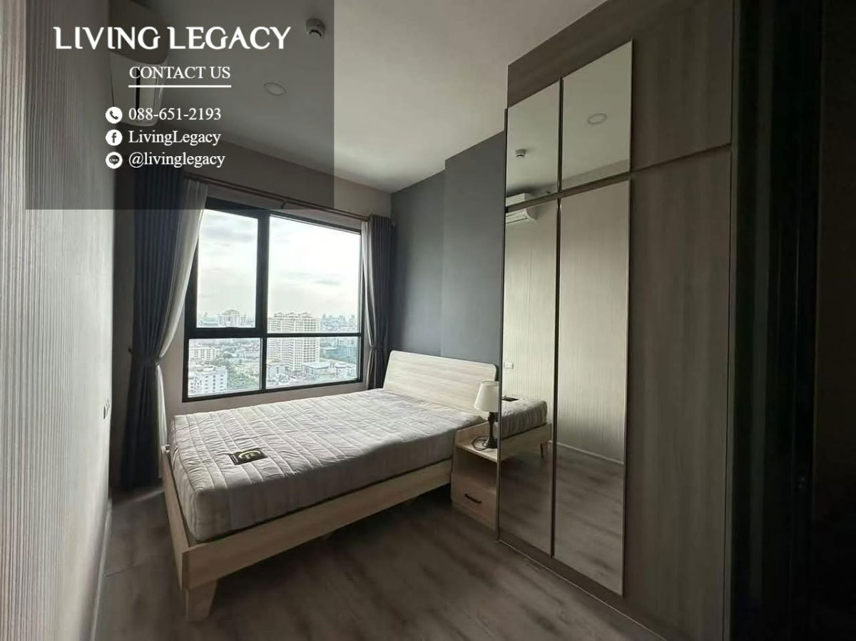 picture SN92L1 Condo For Rent KnightsBridge Collage Ramkhamhaeng 31 Sq.M. Floor 20 line id : @livinglegacy - 2/7