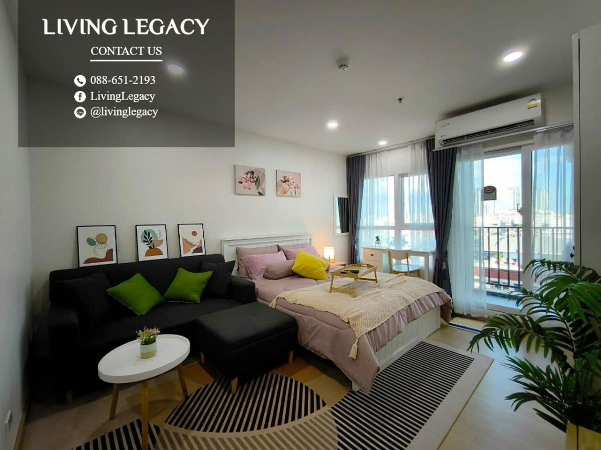 รูป LX4FW1L5 ให้เช่าคอนโด Supalai Veranda Ramkhamhaeng 28 ตร.ม. ชั้น 7 ตึก C line id : @livinglegacy - รูปที่ 6/7