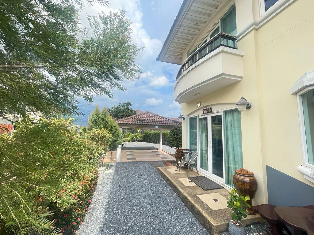picture sale, 2-storey detached house, good location in the project, Khuan Lang area, size 72.2 sq.w., 3 bedrooms, selling for 4.5 million baht - 8/10