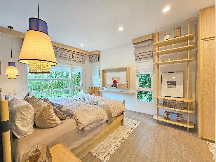 รูป 🏡 ขายบ้านตัวอย่าง สไตล์ญี่ปุ่น สวย แต่งเฟอร์ฯ ครบทั้งหลัง หิ้วกระเป๋าเข้าอยู่ได้เลย! 
📍ทำเลดี ใกล้เซลทรัล อยุธยา  - รูปที่ 12/25