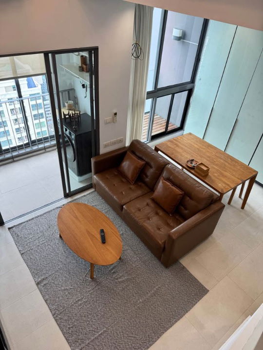 รูป WS1596 🏙 ให้เช่า Ideo Q Phayathai ห้อง Duplex เพดานสูง วิวสวยโล่ง ชั้นสูง เพียง 38,000 บาท / เดือน - รูปที่ 8/24