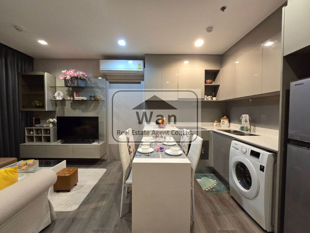 รูป ให้เช่า politan rive แบบ 2 ห้องนอน 52 ตร.ม. วิวสวนและแม่น้ำ ครบพร้อมอยู่ - รูปที่ 12/18