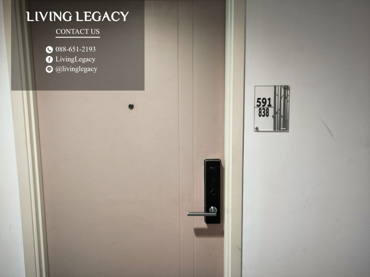 picture SHDRBK Condo For Rent Rich Park @ Triple Station 30 Sq.M. Floor 30 line id : @livinglegacy - 13/14