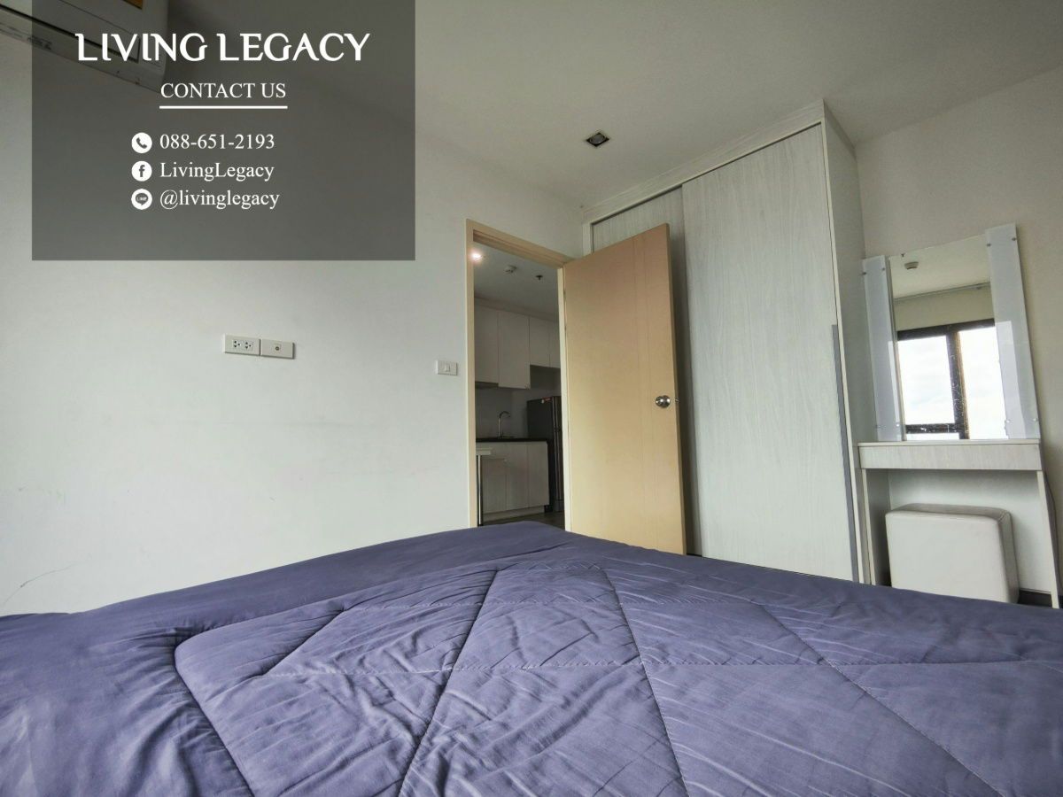 picture SHDRBK Condo For Rent Rich Park @ Triple Station 30 Sq.M. Floor 30 line id : @livinglegacy - 4/14