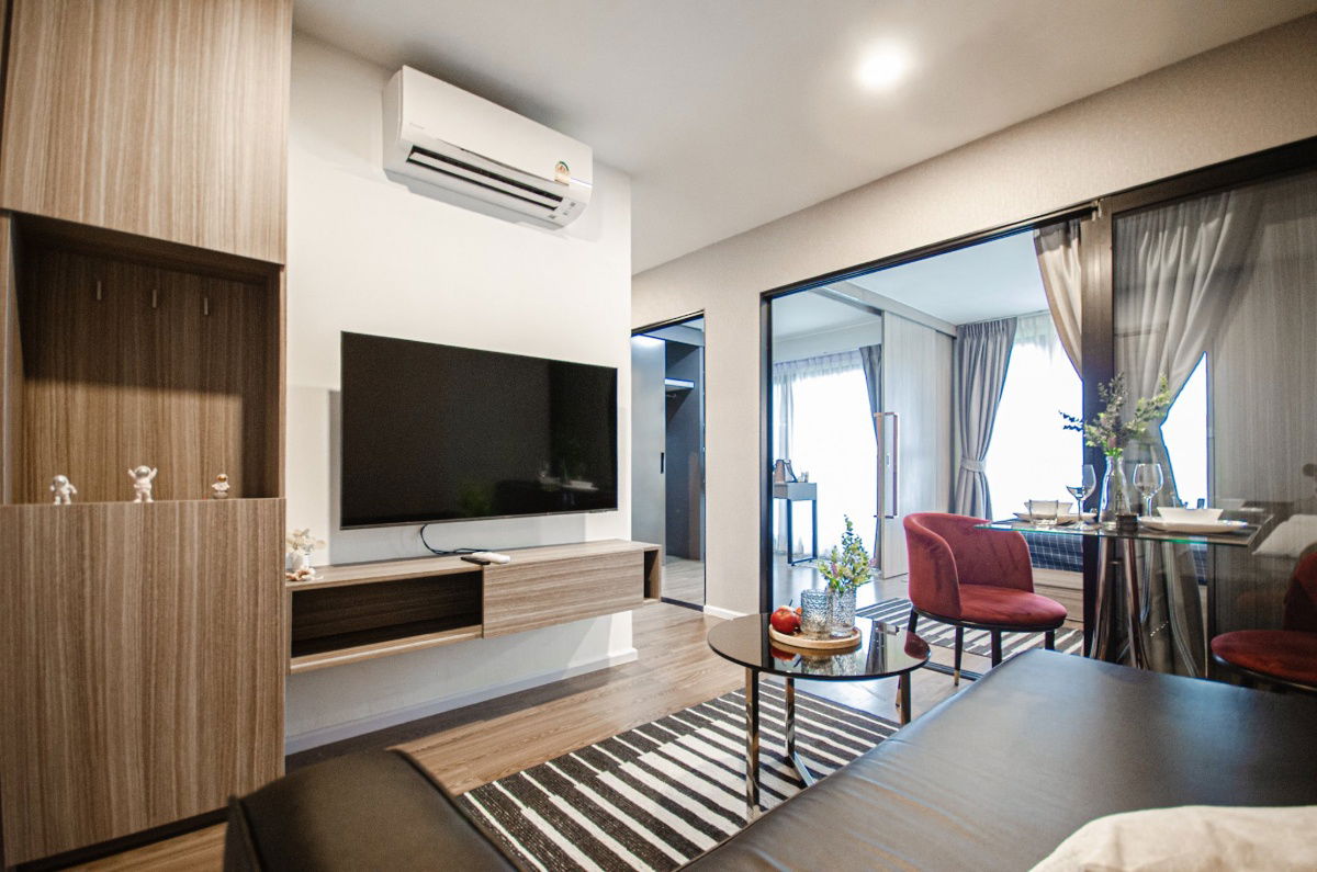 รูป  🟢For Rent🟢The Origin Ramintra 83 station เฟอร์ครบ ได้ 📱ADD LINE @nathong97 (ตอบ ⚡ 24 Hr) P613 - รูปที่ 8/24