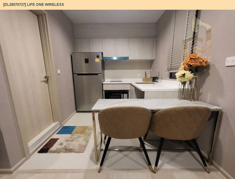 picture DL25070727 Condo for rent, Life One Wireless near BTS Ploen Chit, ready to move in, call urgently 0656133286 LineID @655ebbvc - 2/7