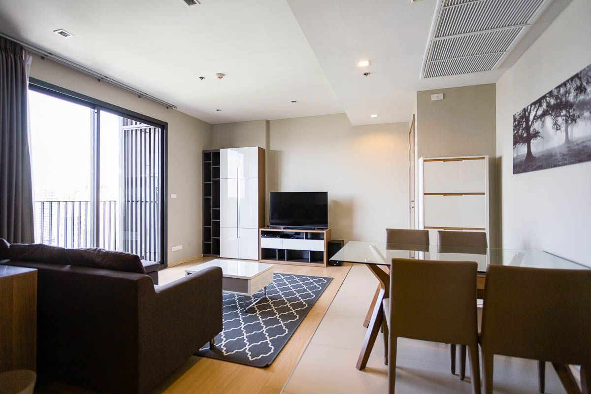 picture Condo for Rent HQ by Sansiri, 2 Bedroom 80 Sqm Fully Furnished with Bathtub Near BTS Thonglor, Ekkamai, Phrom Phong, Sukhumvit : YA25R-015 - 3/18