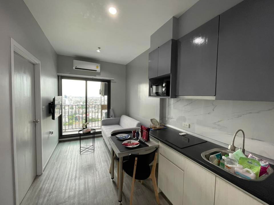 picture 🌿 WS1621 [For rent] Rich Park @ Triple Station 💸 Rent only 16,000 baht/month 📍 ARL Hua Mak - 31/32