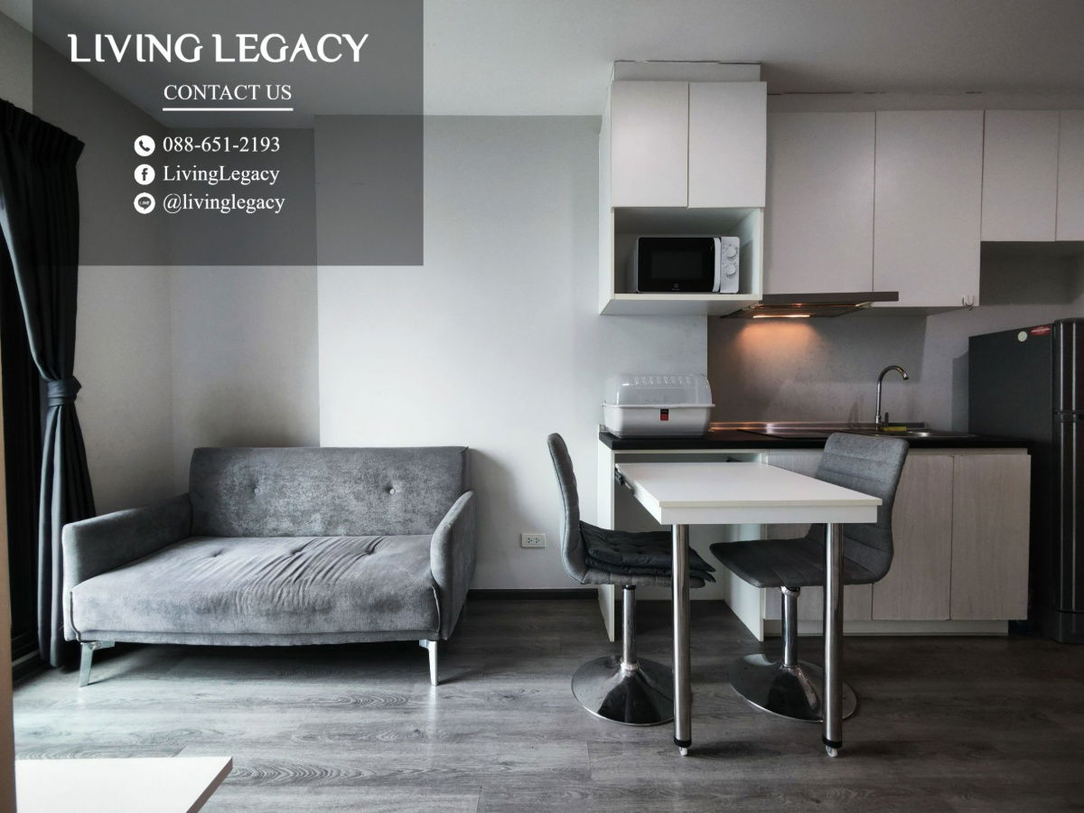 picture SHDRBK Condo For Rent Rich Park @ Triple Station 30 Sq.M. Floor 30 line id : @livinglegacy - 12/14